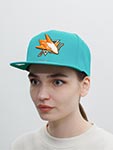 Бейсболка MITCHELL NESS арт. 6HSSDX22015-SJSTEAL San Jose Sharks NHL (голубой)